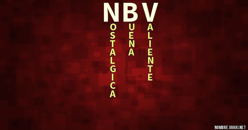 Acróstico nbv