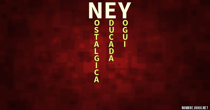 Acróstico ney