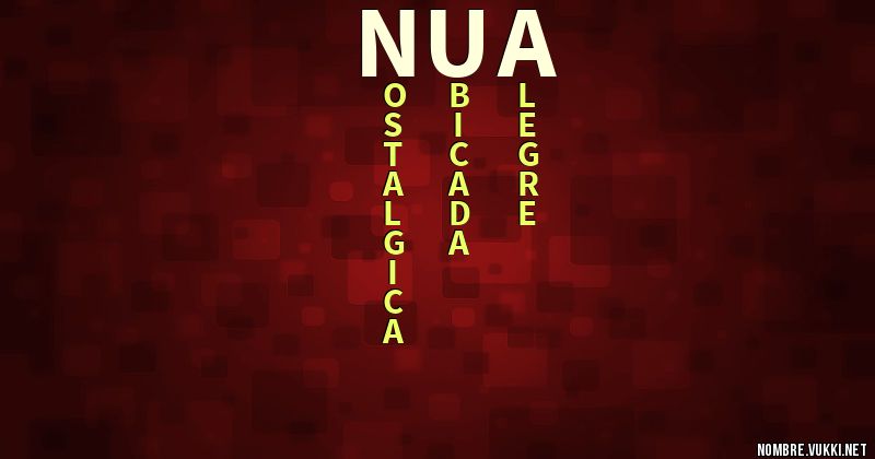 Acróstico nua