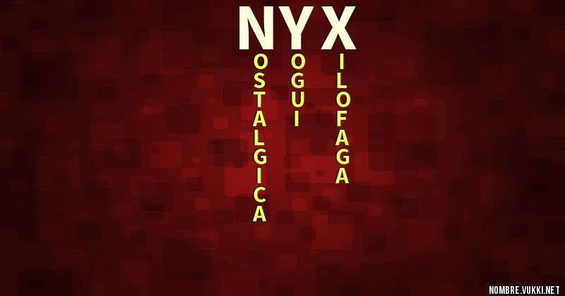 Acróstico nyx