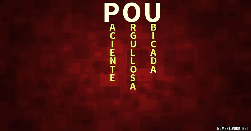 Acróstico pou