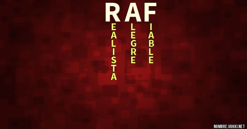 Acróstico raf
