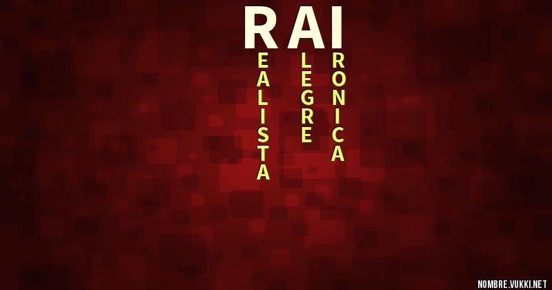 Acróstico rai