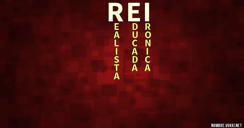 Acróstico rei