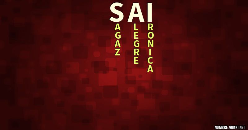 Acróstico sai