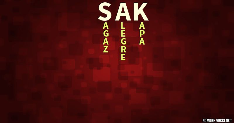 Acróstico sak