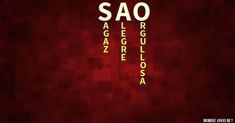 Acróstico sao