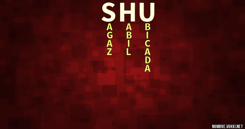 Acróstico shu