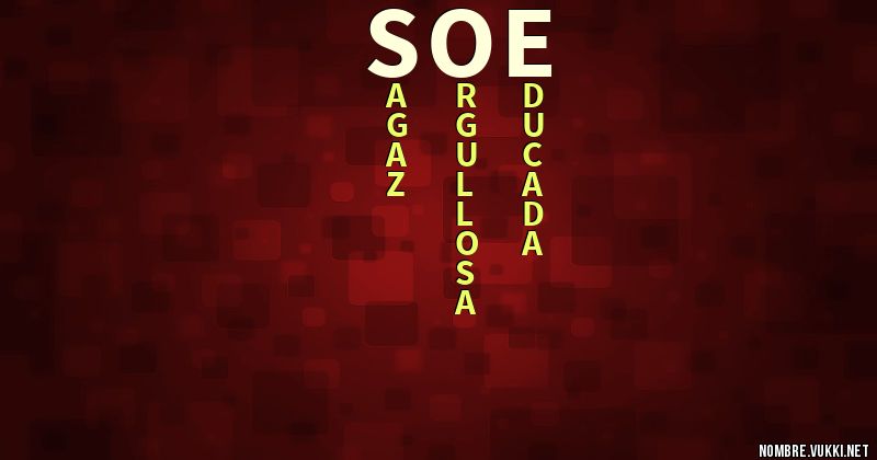 Acróstico soe