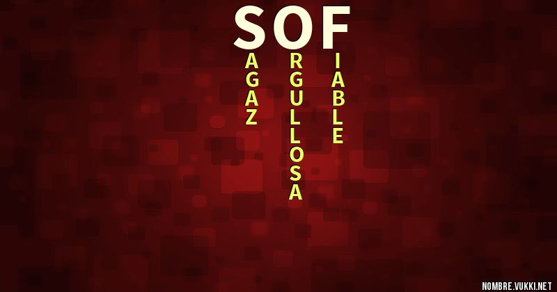 Acróstico sof