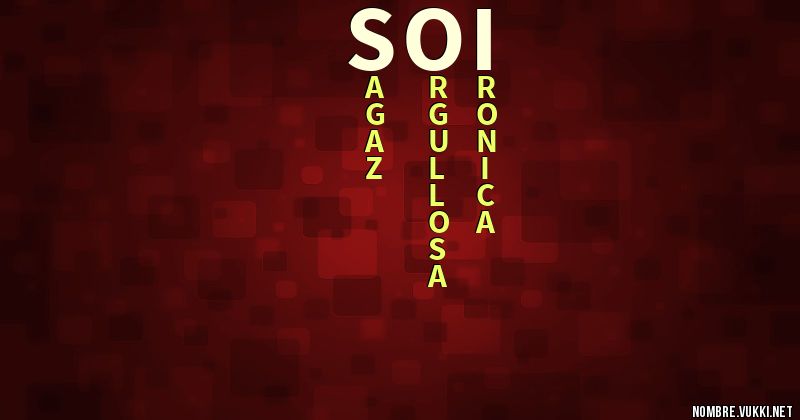 Acróstico soi