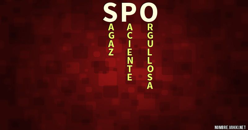 Acróstico spo