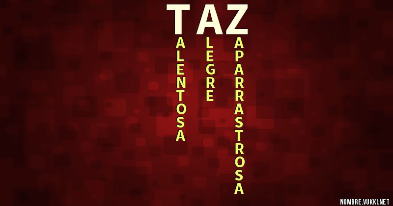 Acróstico taz