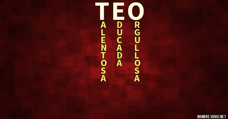 Acróstico teo