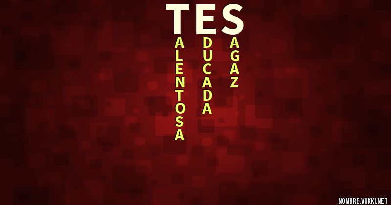 Acróstico tes