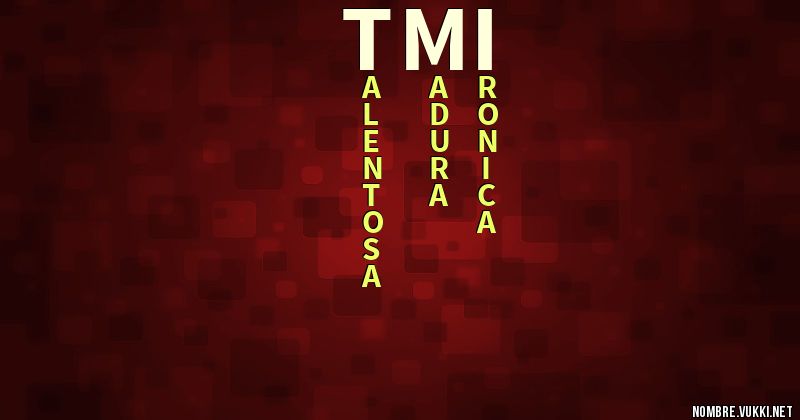 Acróstico tmi