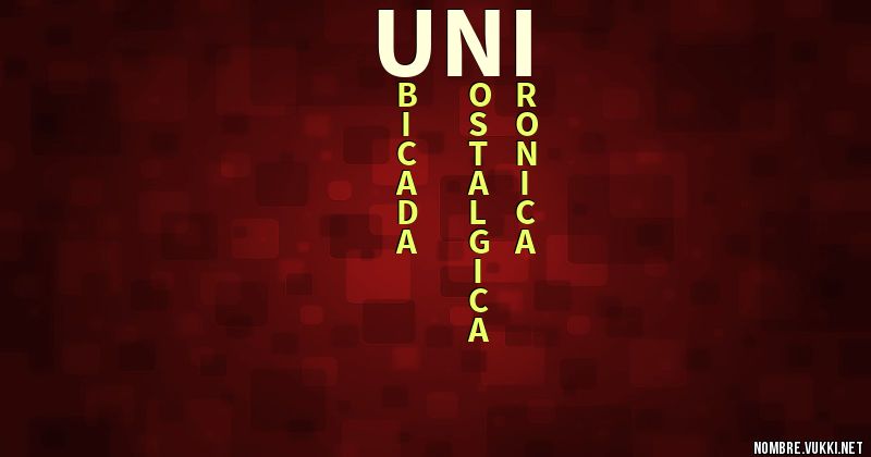 Acróstico uni