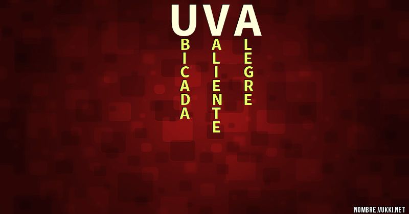 Acróstico uva