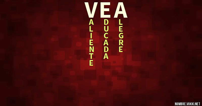 Acróstico vea