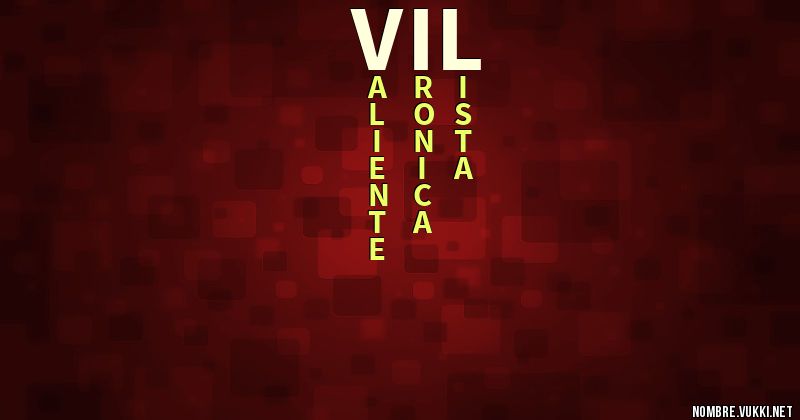 Acróstico vil