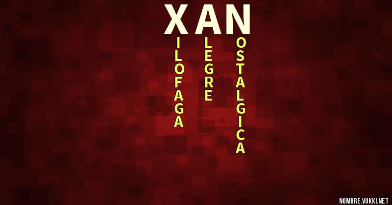 Acróstico xan