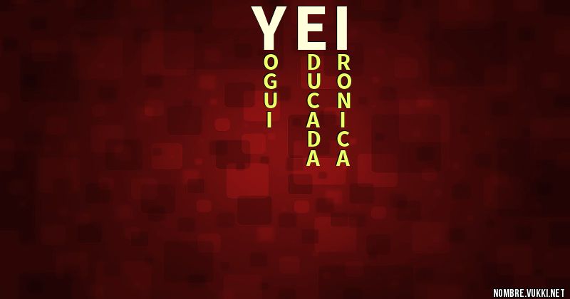 Acróstico yei