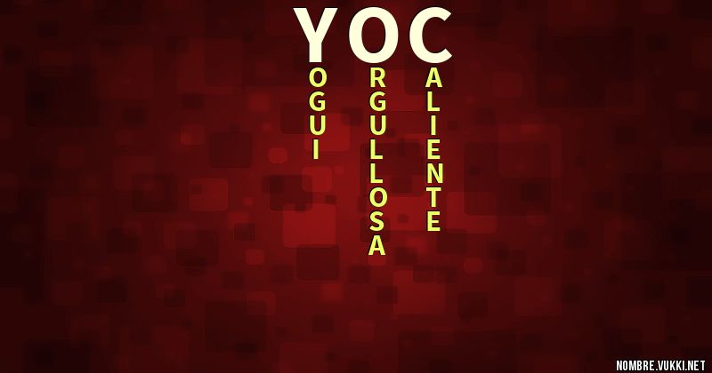 Acróstico yoc