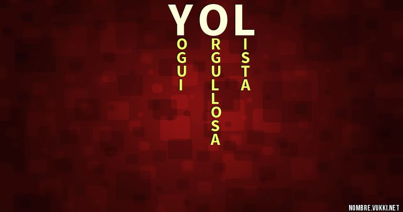 Acróstico yol