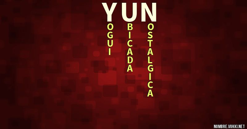 Acróstico yun