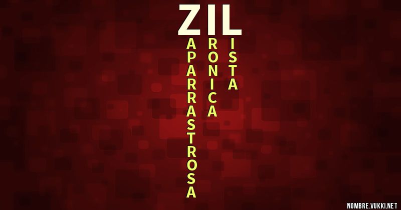 Acróstico zil