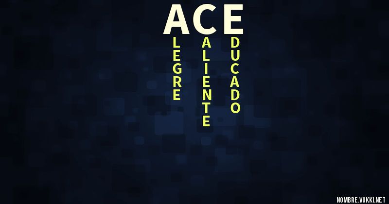 Acróstico ace