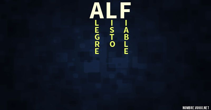 Acróstico alf