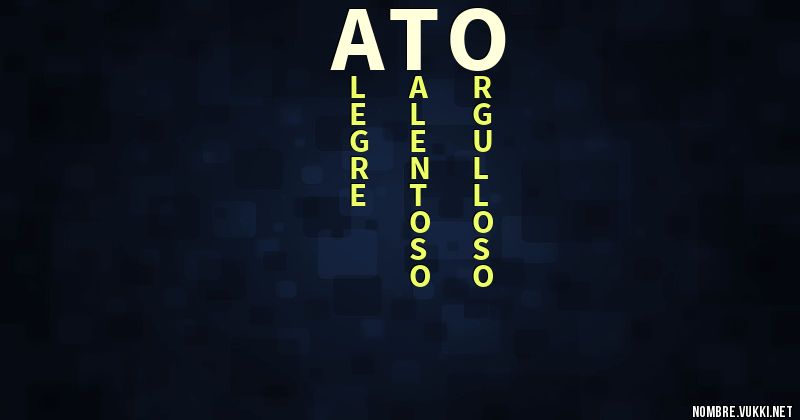 Acróstico ato