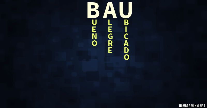 Acróstico bau
