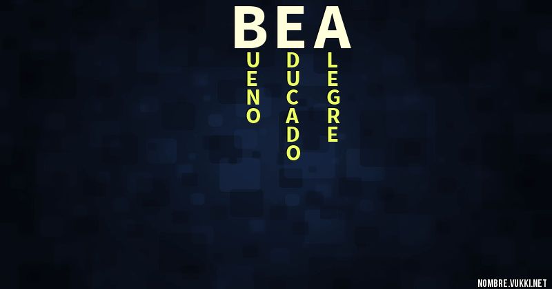 Acróstico bea