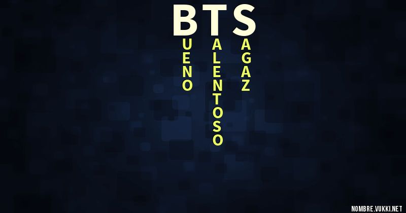 Acróstico bts