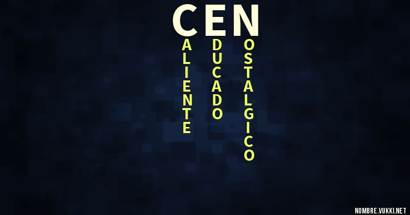 Acróstico cen