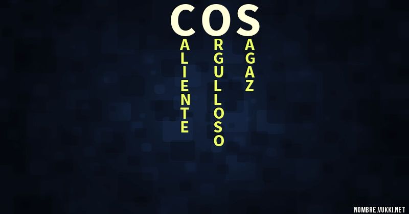 Acróstico cos