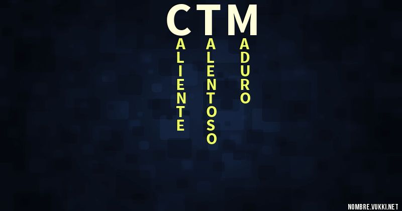 Acróstico ctm