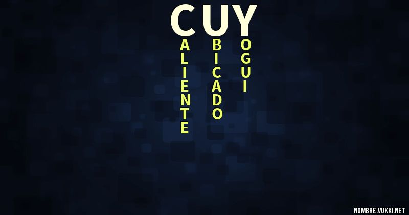 Acróstico cuy