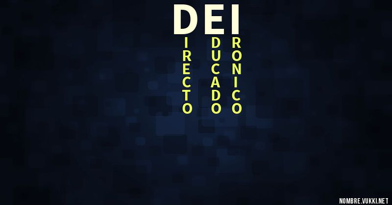 Acróstico dei