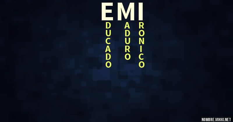 Acróstico emi