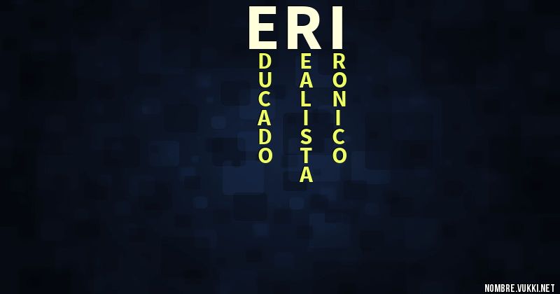 Acróstico eri