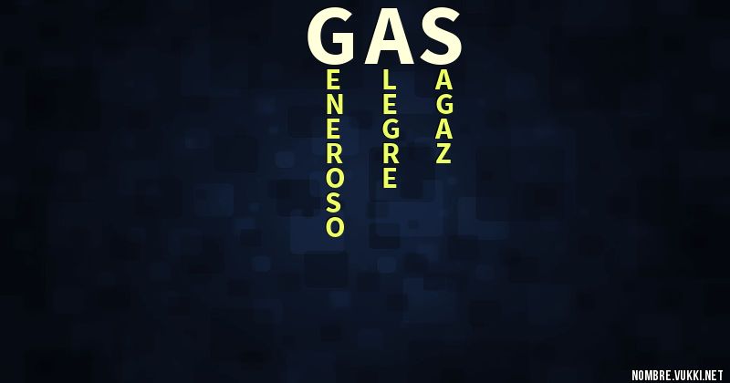 Acróstico gas