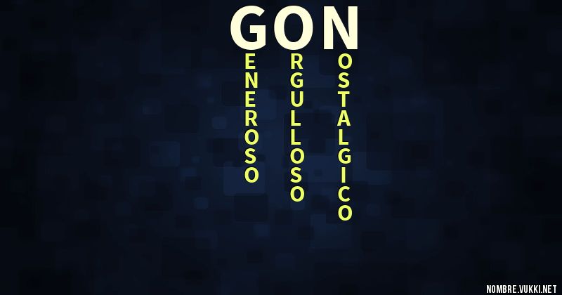 Acróstico gon