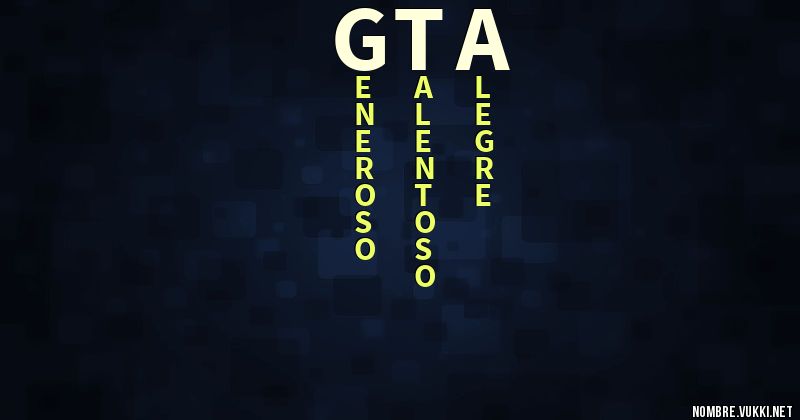 Acróstico gta