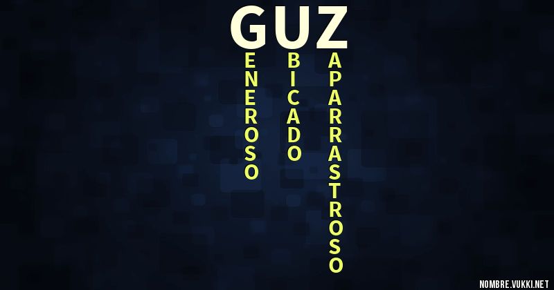 Acróstico guz