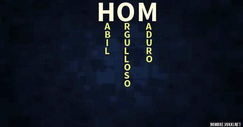 Acróstico hom
