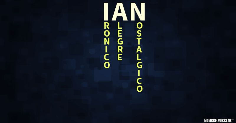 Acróstico ián