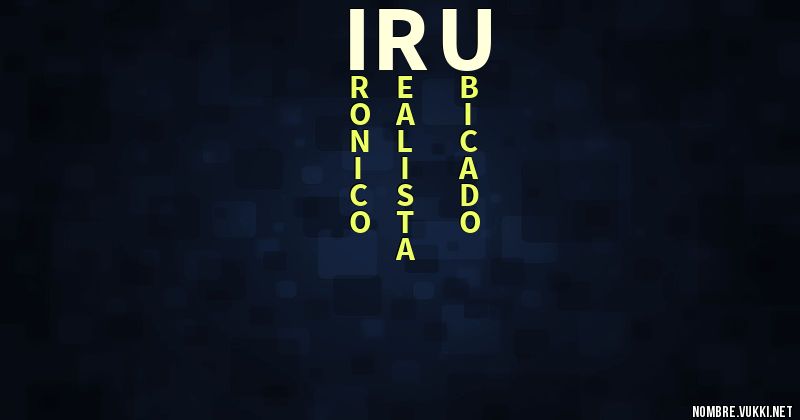 Acróstico iru